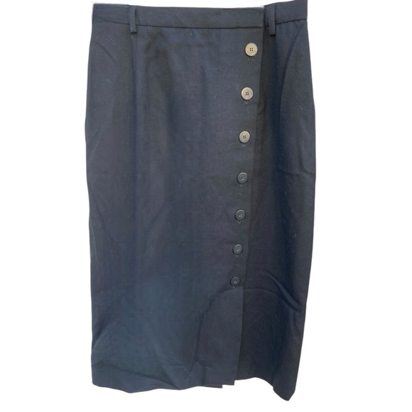 Talbots Vintage Wool Asymmetrical Skirt I Size: 14 - Picture 1 of 11